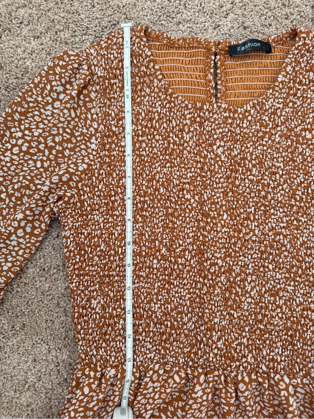 Fashion Small Rust Brown  Maxi Dress (Size S) - Picture 9 of 13